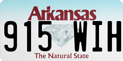 AR license plate 915WIH