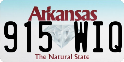 AR license plate 915WIQ