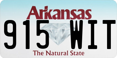 AR license plate 915WIT
