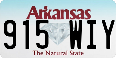AR license plate 915WIY