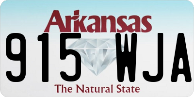 AR license plate 915WJA