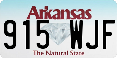 AR license plate 915WJF