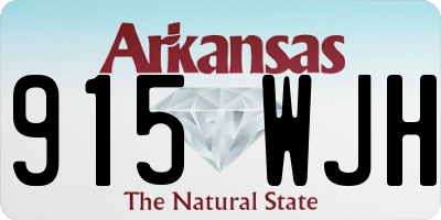 AR license plate 915WJH