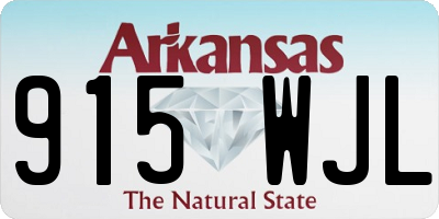 AR license plate 915WJL