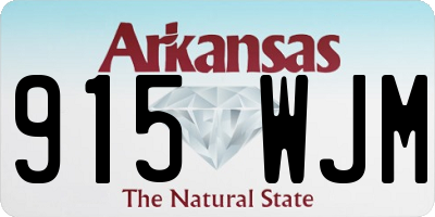 AR license plate 915WJM