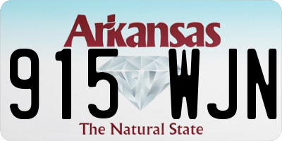 AR license plate 915WJN
