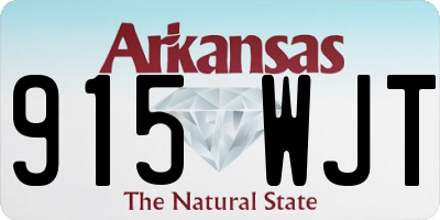 AR license plate 915WJT