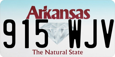 AR license plate 915WJV