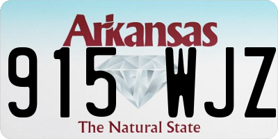 AR license plate 915WJZ
