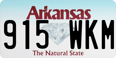 AR license plate 915WKM