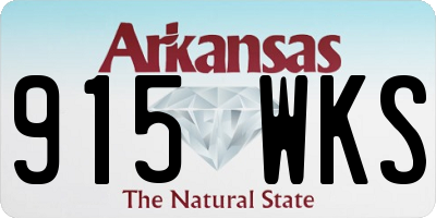 AR license plate 915WKS