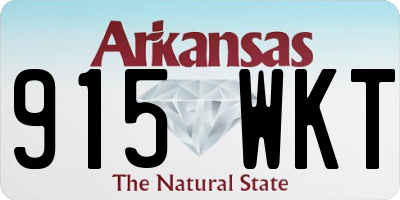 AR license plate 915WKT