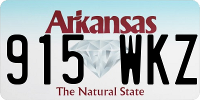 AR license plate 915WKZ