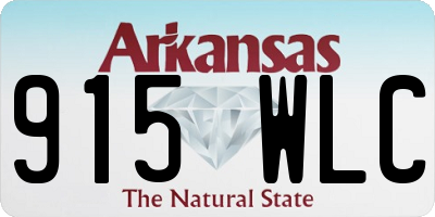 AR license plate 915WLC