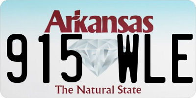 AR license plate 915WLE