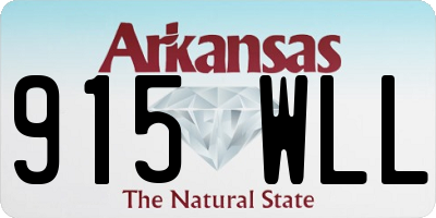 AR license plate 915WLL