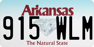 AR license plate 915WLM