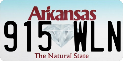AR license plate 915WLN