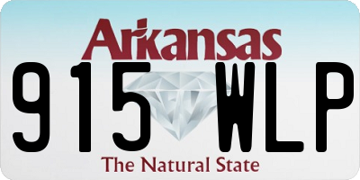 AR license plate 915WLP