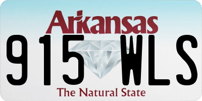 AR license plate 915WLS
