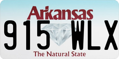 AR license plate 915WLX