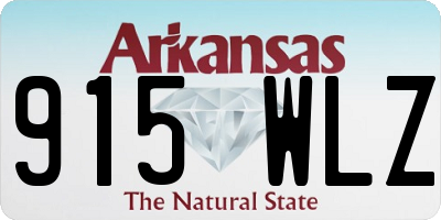 AR license plate 915WLZ