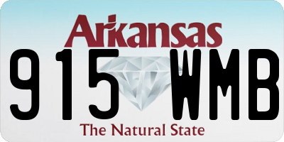 AR license plate 915WMB