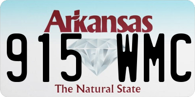 AR license plate 915WMC