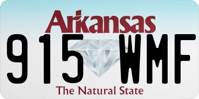 AR license plate 915WMF