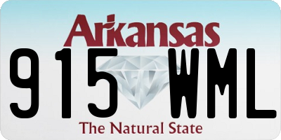 AR license plate 915WML