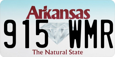 AR license plate 915WMR