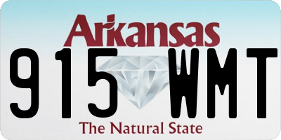 AR license plate 915WMT