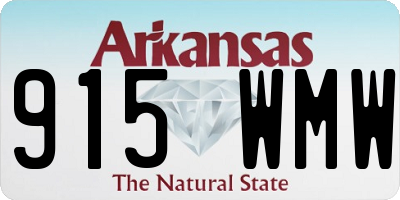 AR license plate 915WMW