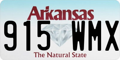 AR license plate 915WMX
