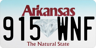 AR license plate 915WNF