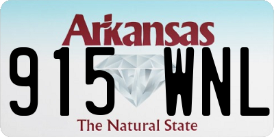 AR license plate 915WNL