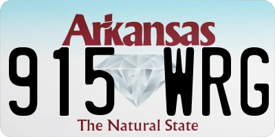 AR license plate 915WRG