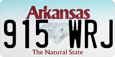 AR license plate 915WRJ