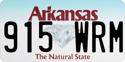 AR license plate 915WRM