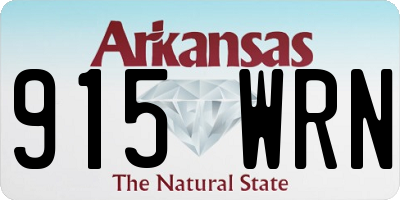 AR license plate 915WRN