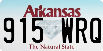 AR license plate 915WRQ