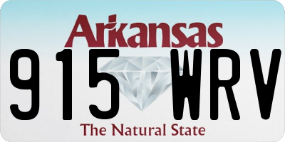 AR license plate 915WRV