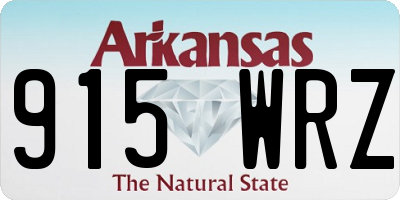 AR license plate 915WRZ