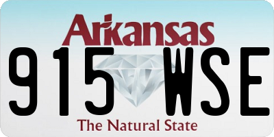 AR license plate 915WSE