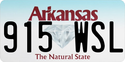 AR license plate 915WSL