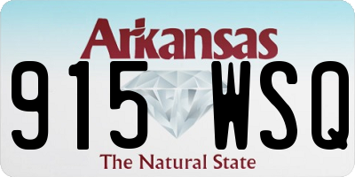 AR license plate 915WSQ