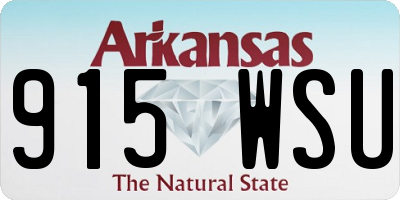AR license plate 915WSU