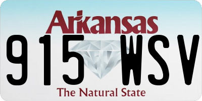 AR license plate 915WSV