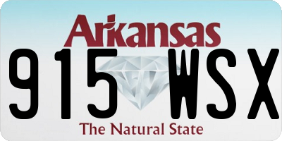 AR license plate 915WSX
