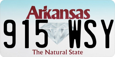 AR license plate 915WSY
